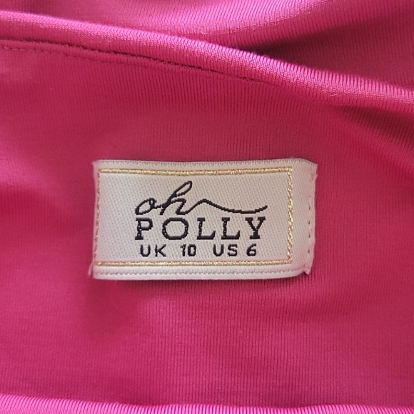 Oh Polly Pink Crop Tank - Picture 4 of 5